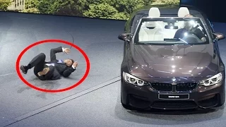 BMW CEO faints on stage