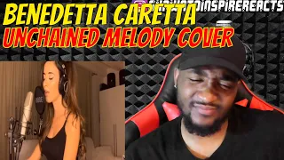 WOOO!❤| UNCHAINED MELODY - The Righteous Brothers (Cover Benedetta Caretta) [REACTION!]