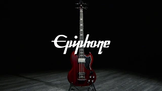 Epiphone EB-3 SG Bass, Cherry | Gear4music demo