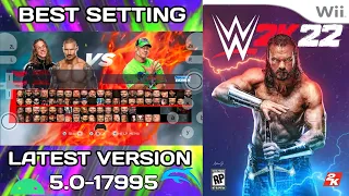 Best Setting For WWE 2K22 Wii Game For Latest Version Of Dolphin Emulator On Android | Gameplay
