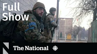 CBC News: The National | Canadian fighting in Ukraine, Girl's body found, At Issue