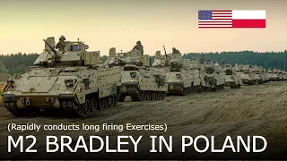 US Army Quickly Conducts Long Firing Exercise with M2 Bradley in Poland
