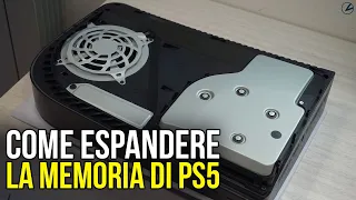 PS5: come installare l'SSD ed espandere la memoria