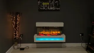 My New Electric Fireplace for my Studio! (Setup & Review)