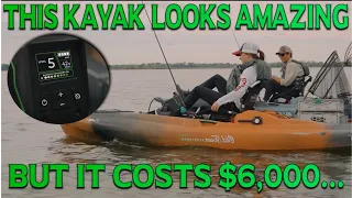 This Brand New Kayak Costs $6,000! - Old Town Sportsman Big Water 132 ePDL+ Drive Reaction