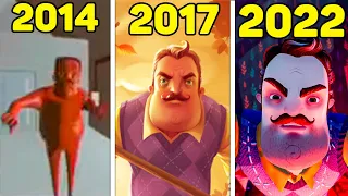 Evolution Of Hello Neighbor Games 2014-2022 (No Commentary)