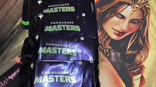 Schlub Unboxes:  Commander Masters Sample Collector’s Booster Packs