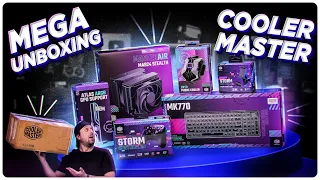 Um MEGA UNBOXING de produtos Cooler Master!