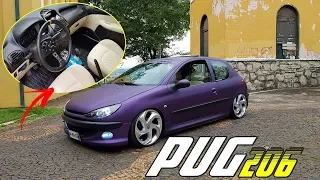 PEUGEOT 206 SUSPENSÃO A AR INTERIOR CLARO - Canal 7008Films