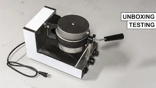 Electric Burger Maker Machine 1000W Panini UFO Press Baking Machine Unboxing & Testing