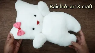 Make your own cat toy //How to make soft toy at home//Cat #raishasart #handmadetoy