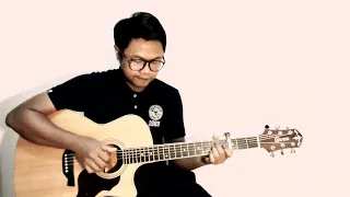 trouble is a friend  fingerstyle by คม