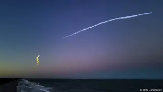 SpaceX - Falcon Heavy Launch Jan 15, 2023 [4K]
