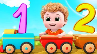 numbers song EP16, ABC Song | Learn 123 | nursery rhymes & kids songs - Blue Fish 4K videos 2023