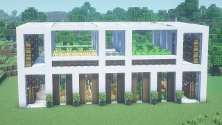마인크래프트 건축 : 모던 농장 만들기