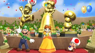 Mario Party 9 Step It Up - 1 vs. Rivals - Peach vs Luigi, Daisy, Toad Team| Cartoons Mee