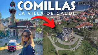 Que ver en COMILLAS CANTABRIA | El CAPRICHO de GAUDI | RUTA en FURGONETA por ESPAÑA