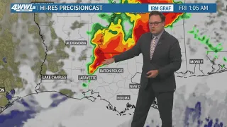 New Orleans Weather: Damaging winds possible overnight on Northshore