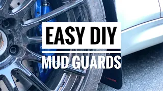 How to Make Easy DIY Mud Flaps Guards - BMW 240i M3 M4 M2 M3 M4 M235i F22 F23 F30 F32 F80 F82 F87