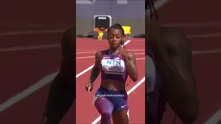 Sha'Carri Richardson is Unstoppable in the 200m heat . Full Video: Link in the comment section.