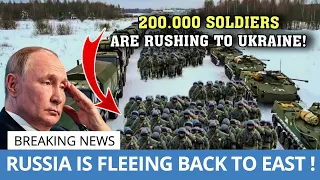 200.000 soldiers to the Heart of Ukraine! The Russians were forced to flee 2 kilometers to the East!