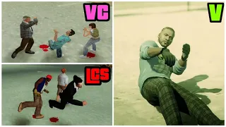 Evolution Of WASTED BY FIGHTING In GTA GAMES