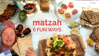 MATZAH 6 FUN & delicious ways! Cooking for Pesach/Passover | S׳mores, Strawberry & Chocolate, Machos