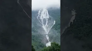 Mighty Dudhsagar Waterfalls in Goa in the month of July 2023