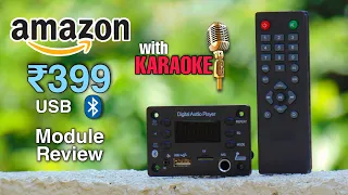 Bluetooth, USB Pre amp Module with MIC karaoke Unboxing and Review