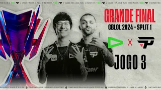 CBLOL 2024: 1ª Etapa - Grande Final | LOUD x paiN Gaming (Jogo 3)