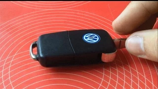 TUTORIAL: cum se schimba bateria la cheia briceag VW, Skoda, Audi, simplu si rapid