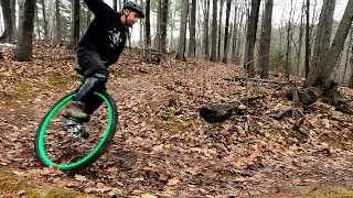 36 inch Unicycle Trail Ride