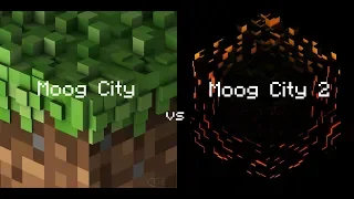 Moog City vs Moog City 2 ( C418 MC Music Comparison )