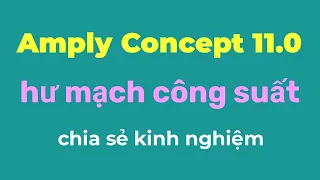 Sửa amply Concept 11.0 hư công suất