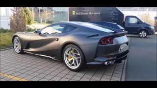 Ferrari 812 SUPERFAST COLD START UP AND ACCELERATION SOUND