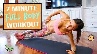 7 min AT HOME FULL BODY WORKOUT! No Equipment