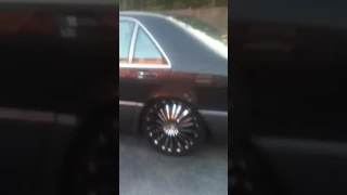 1995 s420 Benz on 20" rims