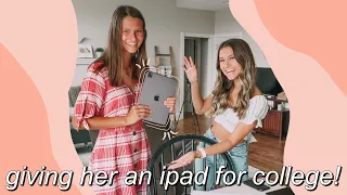 SURPRISING MY SISTER WITH AN iPAD PRO FOR COLLEGE!
