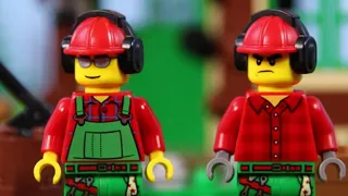 LEGO City: Lumberjack Rivalry Fail STOP MOTION LEGO Forrest Tractors | Billy Bricks Compilations