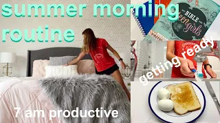 SUMMER MORNING ROUTINE 2022 | 7 am productive morning routine