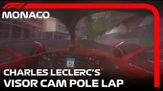 Charles Leclerc's Visor Cam Pole Lap 2022 Monaco Grand Prix | Assetto Corsa