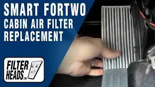 How to Replace Cabin Air Filter Smart Fortwo