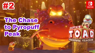 2 - Episode 1. Captain Toad: Treasure Tracker. The Chase to Pyropuff Peak. Nintendo Switch