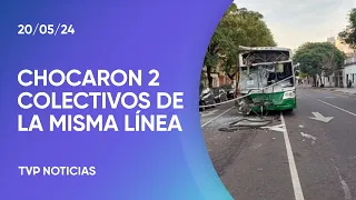 CABA: al menos 17 heridos por el choque de dos colectivos en Chacarita