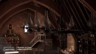 Harry Potter Hogwarts Classroom - Real Time Game Environment