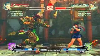 Sakura(FM) vs T-Hawk SSF4AE Online