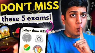 Top 5 Entrance Exams other than JEE 2024😱| Don't Miss❌