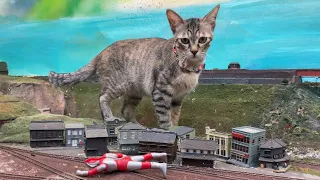 Try Diorama Cat Cafe in Japan that Destroys Expensive Diorama Trains