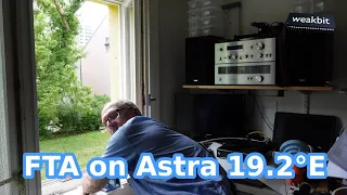 Astra 19.2°East FTA scanned with a Gigablue Trio 4K Si2166