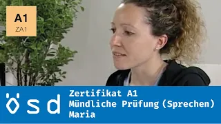 ÖSD Zertifikat A1 – Mündliche Prüfung (Sprechen)